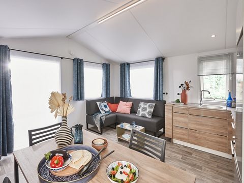 Mobilhome 4 personnes - Premium Natura - 2 chambres - Terrasse - XXL - TV - Lave-vaisselle