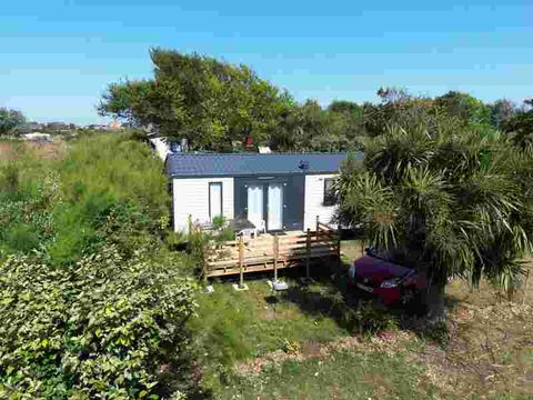 MOBILHOME 4 personnes - Natura Panoramique 33m², 2 chambres, terrasse, TV, LV
