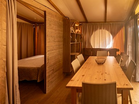 Tente en toile et en bois 5 personnes - RIVIERA LODGE