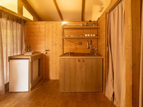Tente en toile et en bois 5 personnes - RIVIERA LODGE