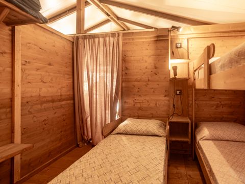 Tente en toile et en bois 5 personnes - RIVIERA LODGE