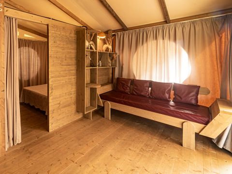 Tente en toile et en bois 5 personnes - RIVIERA LODGE