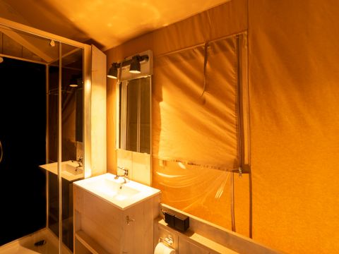 Tente en toile et en bois 5 personnes - SAFARI TENT SERENGETI