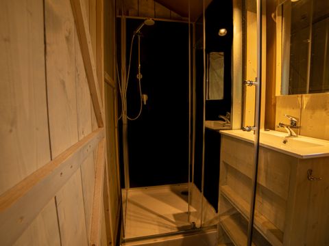 Tente en toile et en bois 5 personnes - SAFARI TENT SERENGETI
