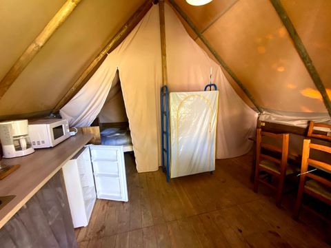 TENTE TOILE ET BOIS 5 personnes - LODGE AMAZONE