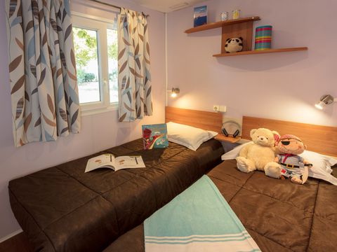 MOBILHOME 6 personnes - Comfort XL | 2 Ch. | 4/6 Pers. | Terrasse surélevée | Clim.
