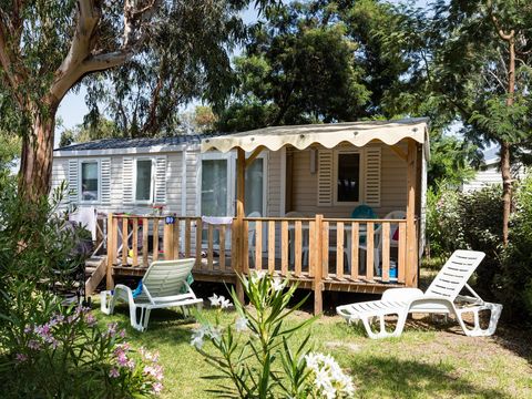 MOBILHOME 6 personnes - Comfort | 3 Ch. | 6 Pers. | Terrasse surélevée | Clim.