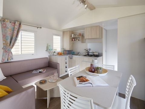 Mobilhome 6 personnes - Mobil-home | Comfort XL | 3 Ch. | 6 Pers. | Terrasse surélevée | Clim.