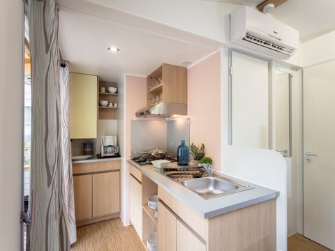 Mobilhome 6 personnes - Comfort | 3 Ch. | 6 Pers. | Terrasse surélevée | Clim.