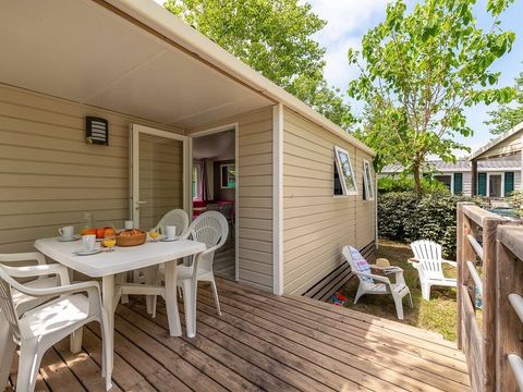 Mobilhome 4 personnes - Mobil-home | Premium | 2 Ch. | 4 Pers. | Terrasse simple | Clim.