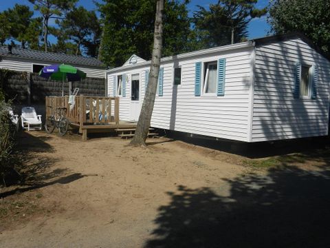 MOBILHOME 6 personnes - CAMPING ACAPULCO MH 3 chambres budget (mobil-home de +12ans) Terrasse bois non couverte 30m² 6 pers