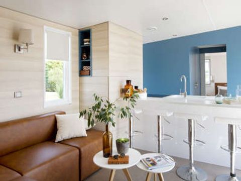 MOBILHOME 6 personnes - VIP 3 chambres 38m² - Pack-Vip inclus (linge,tv,wifi...)