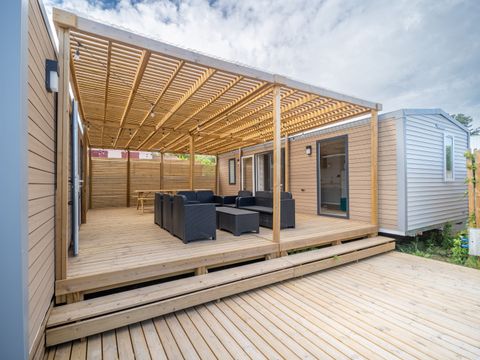 MOBILHOME 10 personnes - PALM Tribu 5 chambres  env 66m²