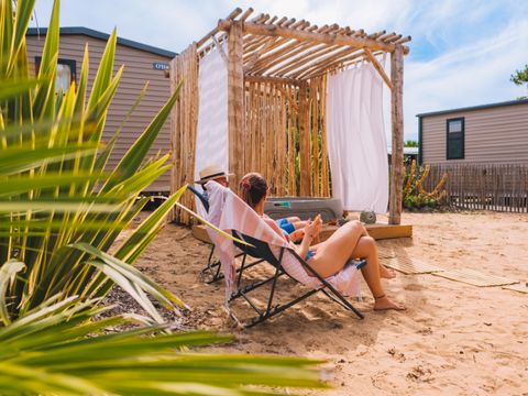 MOBILHOME 4 personnes - PALM 2ch avec SPA ***Nouveauté 2025*** env. 30m²