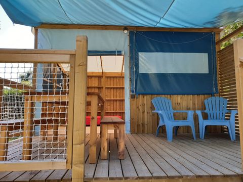 Hébergement 2/4 personnes - Cabane sur pilotis - Sans sanitaire