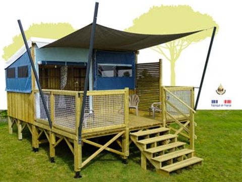 HÉBERGEMENT INSOLITE 4 personnes - Cabane sur pilotis sans sanitaire 2/4 pers