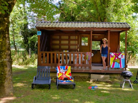 CHALET 4 personnes - Chalet 13m² - 1 chambre - sans sanitaires 1/4 pers.