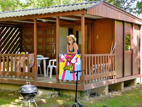 Chalet 1/4 personnes - 13m² - 1 chambre - Sans sanitaires