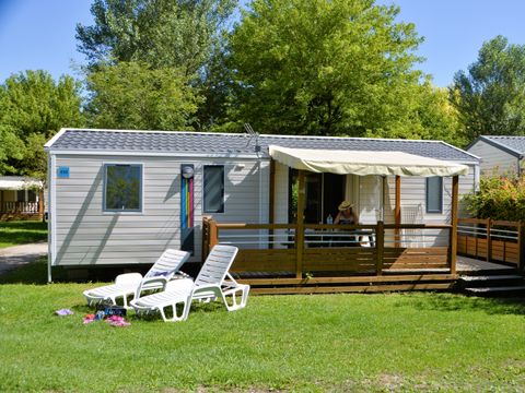 Mobilhome 8 personnes - Résidence Trio 40m² - 3 chambres - 2 salles de bain 6 personnes