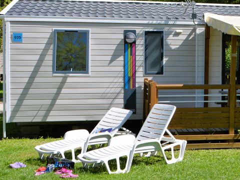 Mobilhome 8 personnes - Résidence Trio 40m² - 3 chambres - 2 salles de bain 6 personnes