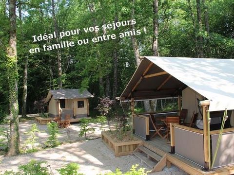 TENTE TOILE ET BOIS 5 personnes - LODGE MOKORO (SANS SANITAIRES)