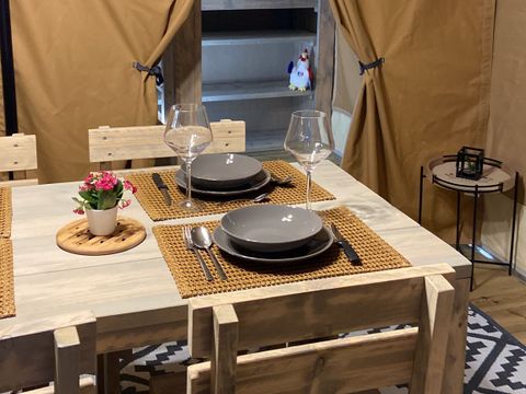 TENTE TOILE ET BOIS 4 personnes - Lodge MaasaÏ