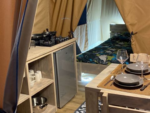 TENTE TOILE ET BOIS 4 personnes - Lodge MaasaÏ