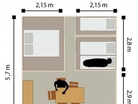 Tente 4 personnes - Tente Espace 4 personnes