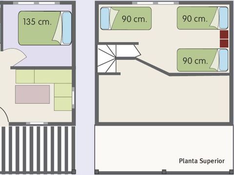 BUNGALOW 4 personnes - N°1 Montagnes Universelles