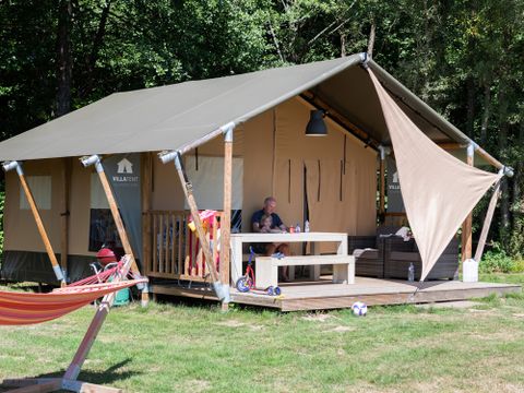 Tente en toile et en bois 5 personnes - ZEN