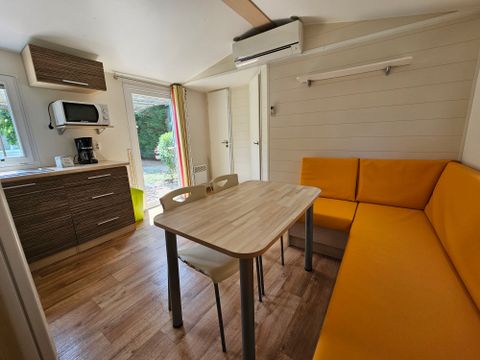MOBILHOME 4 personnes - Mobil-home Standard 30m² - 2 chambres + Terrasse 10m² + TV + Clim 4 pers