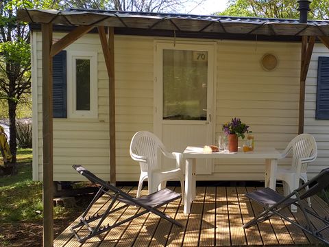 Mobilhome 7 personnes - 2 chambres - 26 m² + terrasse 9 m²