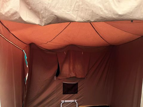 TENTE TOILE ET BOIS 4 personnes - Caraïbes 3 Pièces 4 Personnes Sans Sanitaires