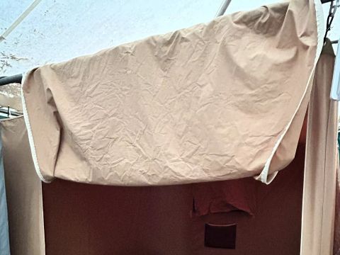 Tente en toile et en bois 4 personnes - Caraïbes 3 Pièces 4 Personnes Sans Sanitaires