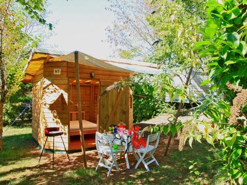 Chalet 2 personnes - Cabane Ti Dodo 8.50 m² + terrasse 9 m² 2 pers