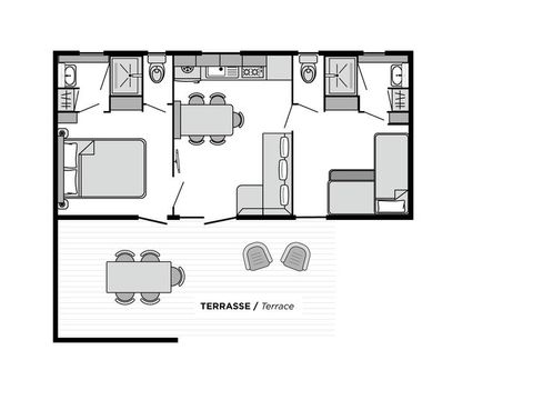MOBILHOME 5 personnes - Rio CONFORT