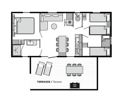 MOBILHOME 6 personnes - Roma PREMIUM