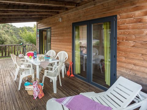 BUNGALOW 6 personnes - Chalet | Premium Exclusive | 2 Ch. | 4/6 Pers. | 1 SDB | Clim.