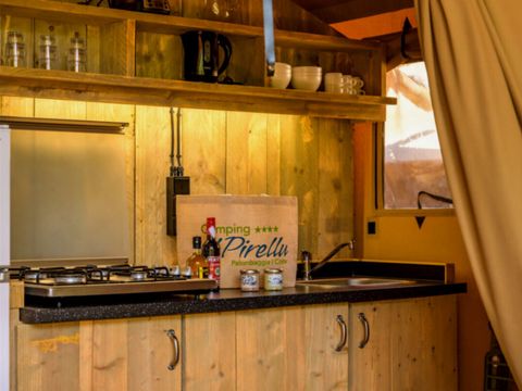 TENTE TOILE ET BOIS 4 personnes - Tente Lodge 4 pers