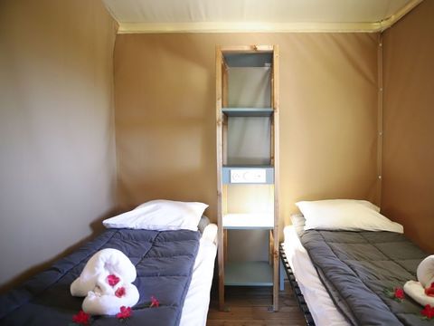 TENTE TOILE ET BOIS 6 personnes - Tente Lodge 3ch 6 pers