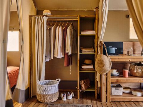 TENTE TOILE ET BOIS 6 personnes - Tente Lodge 3ch 6 pers