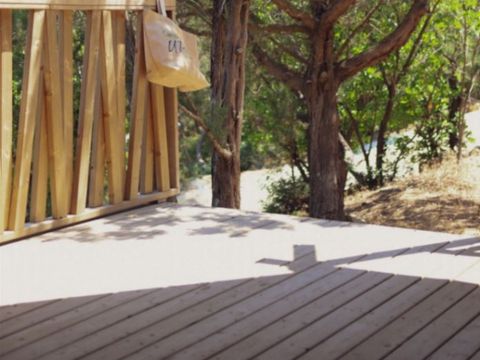 TENTE TOILE ET BOIS 6 personnes - Tente Lodge 3ch 6 pers