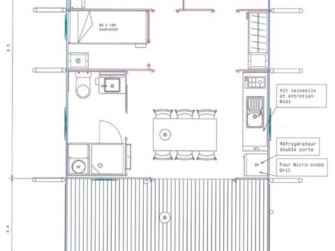 TENTE TOILE ET BOIS 6 personnes - Tente Lodge 3ch 6 pers