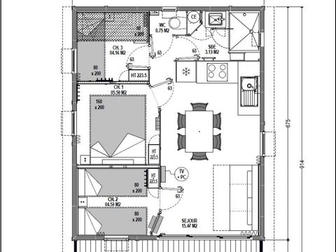CHALET 6 personnes - Chalet Casane 3ch 6 pers