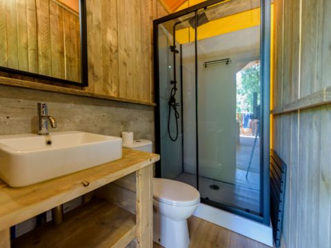TENTE TOILE ET BOIS 4 personnes - Tente Lodge 4 pers