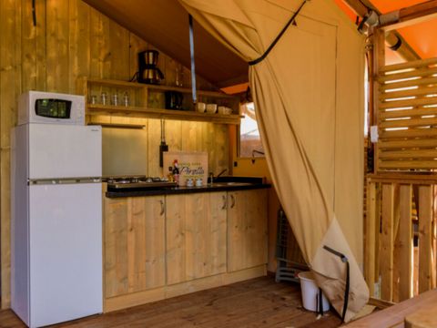 TENTE TOILE ET BOIS 4 personnes - Tente Lodge 4 pers
