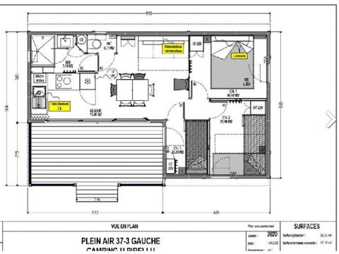 CHALET 6 personnes - Chalet Plein air 3 chambres