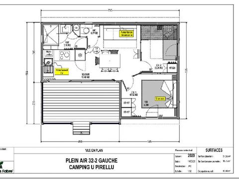 CHALET 5 personnes - Chalet Plein air 2 chambres