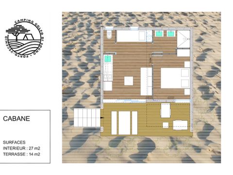 BUNGALOW 6 personnes - CABANE 4/6 PERSONNES