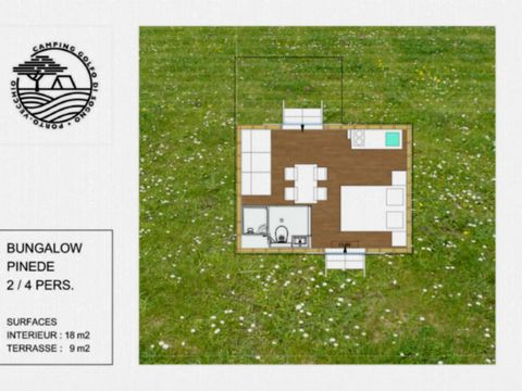 Bungalow 2/4 personnes - PINEDE